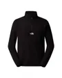 Polaire zip Homme M GLACIER 1/4 ZP - EMBROIDERED LOGO Noir