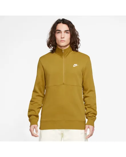 Pull zip manches longues Homme M NSW CLUB BB HZ TOP Bronze
