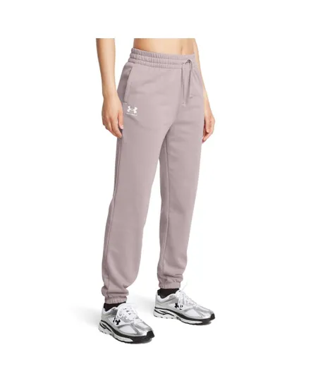 Pantalon de jogging Femme UA RIVAL TERRY JOGGER Gris