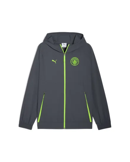 Sweat zip à capuche Homme MCFC PUMATECH WOVEN Gris