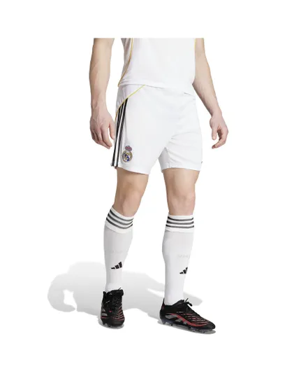 Short de football Homme REAL H SHO Blanc