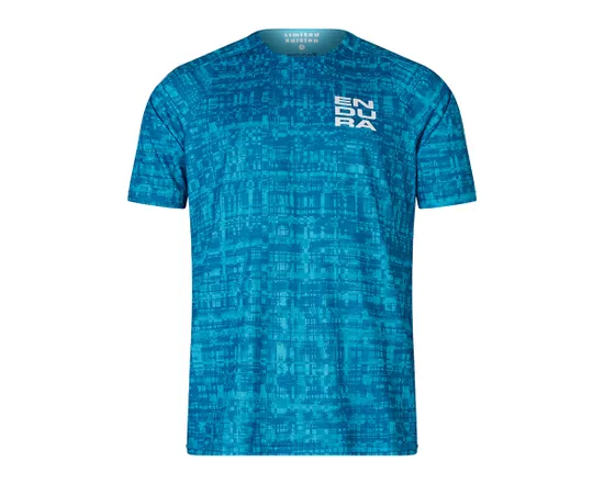 T-shirt manches courtes Homme GRID LIMITED EDITION PRINT Bleu Atlantique