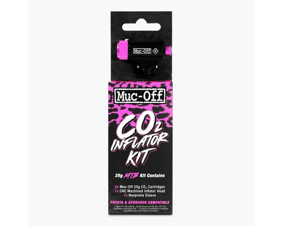 Kit de gonflage CO2 MTB INFLATOR Noir/Rose