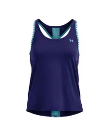 Débardeur Femme UA Knockout Tank Bleu