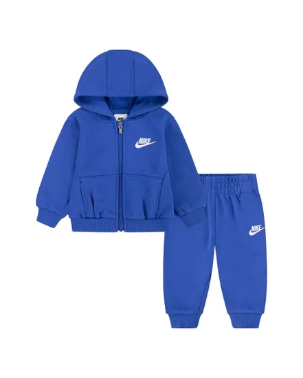 Ensemble de survetement Bébé NKN LBR FZ CLUB SET Bleu