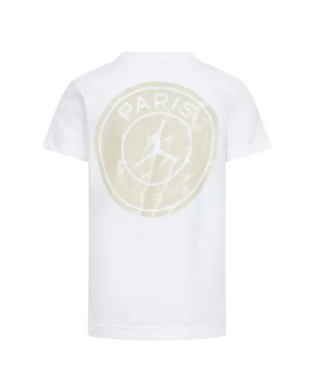 Tee-shirt MC Garçon JDB MJ PSG SS LOGO TEE Blanc