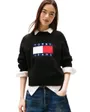 Sweat Femme Tommy Jeans Melange Flag