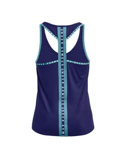 Débardeur Femme UA Knockout Tank Bleu