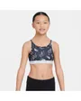 Brassière Enfant plus âgé G NK DF TROPHY BRA SSNL PRNT Noir