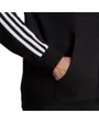 Sweat à capuche avec ZIP Homme M 3S FT FZ HD Noir