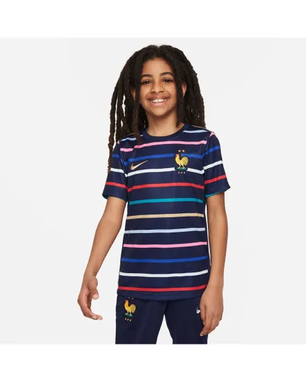 Maillot de football Enfant plus agé FFF YNK DF ACDPR SS TOP PM HM Bleu