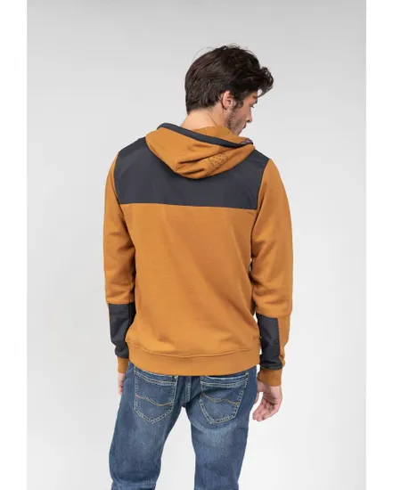 Sweatshirt à capuche manches longues Homme GURIN FL M Bronze