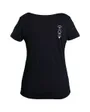 T-shirt manches courtes Femme LOGO Noir