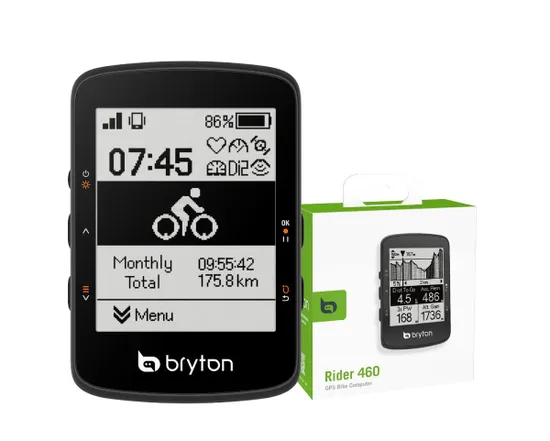 Compteur GPS de vélo RIDER 460 E Noir