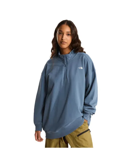 Sweat Homme Essential Light Relaxed Zip Crew