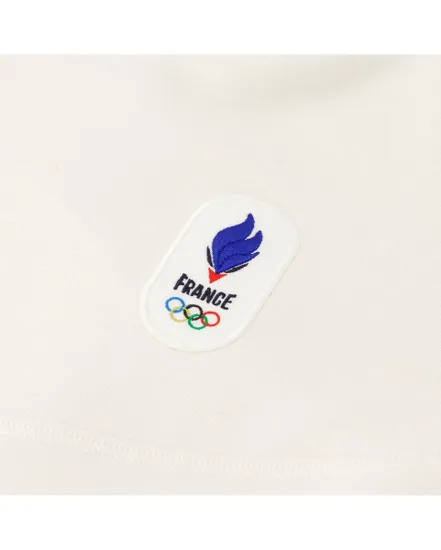 Sweat à capuche homme Village Equipe de France Olympique - Ecru
