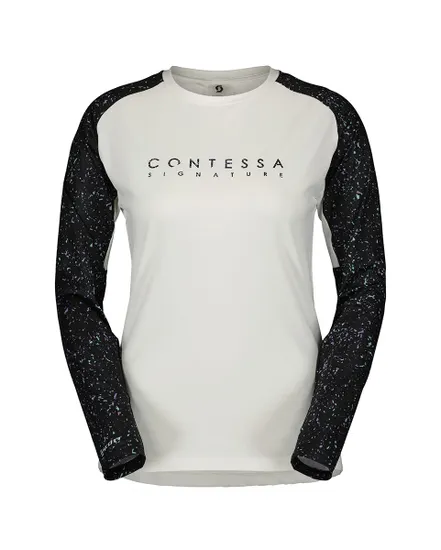 T-shirt manches longues Femme TRAIL CONTESSA SIGNATURE Blanc