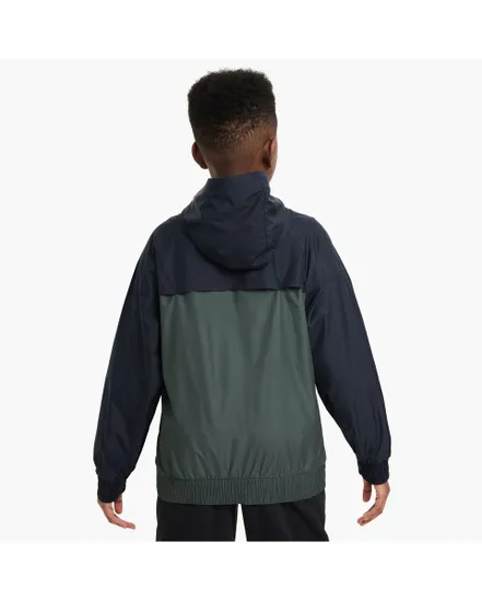 Veste zip à capuche Enfant plus agé K NSW RPL WR HD JKT SR Vert