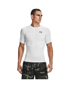 T-Shirt MC Homme UA HG ARMOUR COMP SS Blanc