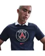 T-shirt de football Homme PSG M NK CREST TEE Bleu