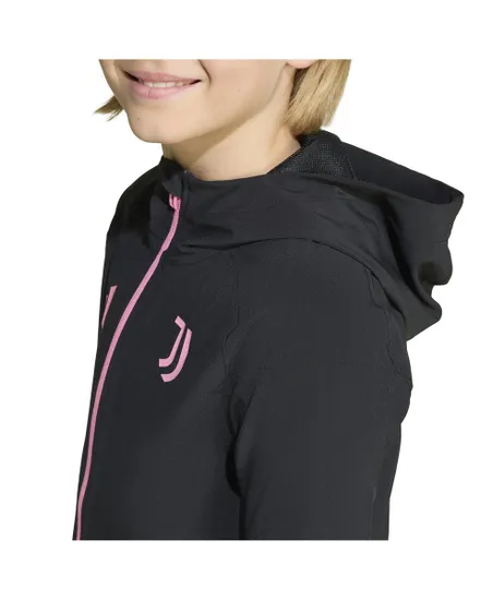 Veste zip à capuche Enfant JUVE C VT J Y Noir