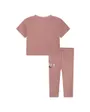 Ensemble tee-shirt et legging Bébé fille JDG SUSTAINABLE LEGGING SET Rose