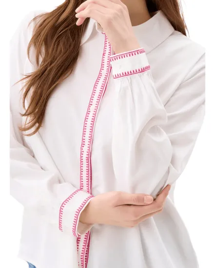 Chemise Femme PCROUX LS WVN SHIRT FC