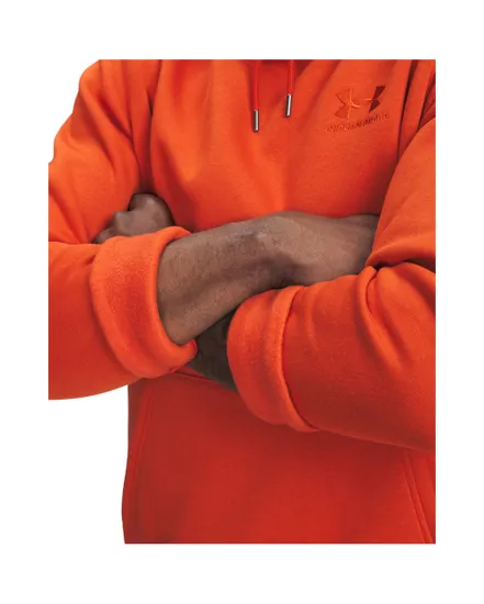 Sweat à capuche Homme UA ICON FLEECE HOODIE Orange