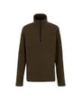 Polaire col zip Homme MONTES Marron