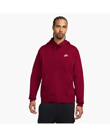 Sweat à capuche Homme M NSW CLUB HOODIE PO BB Bordeaux