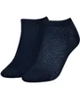 Lot de 2 paires de chaussettes Femme SNEAKER 2P DIAMOND STRUCTURE Marine