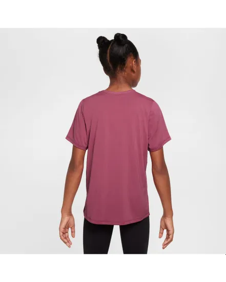 T-shirt Fille G NK DF ONE STD SS TOP HBR Rose
