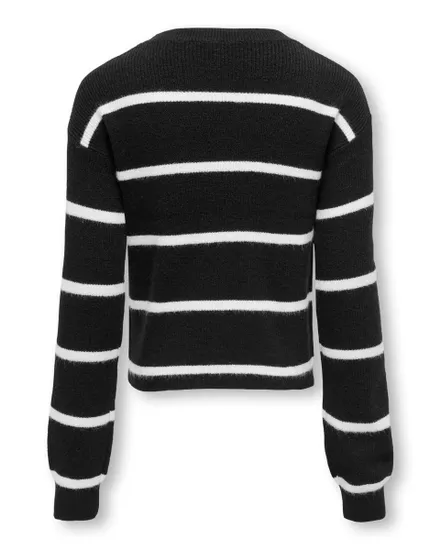 KOGFRANCA SHORT L/S STRIPE KNT NOOS