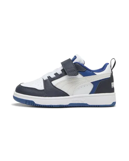 Chaussures Enfant PUMA REBOUND V6 LO A Blanc