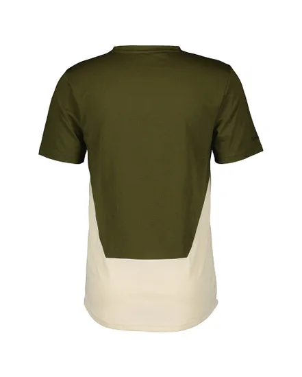 T-shirt manches courtes Homme TRAIL FLOW DRI Vert Sapin/Beige