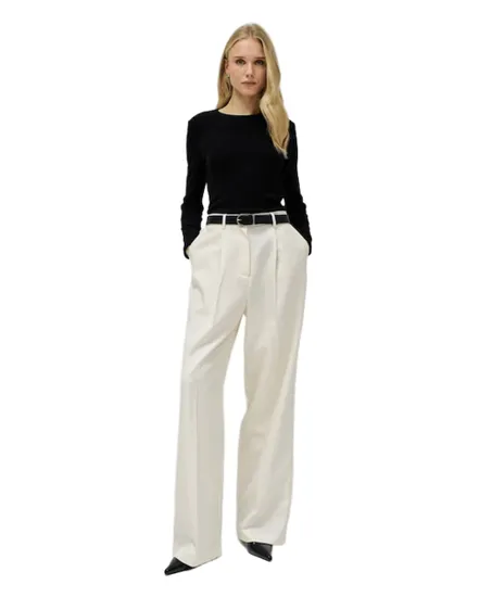 Pull Femme Col Montant Perles