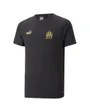 T-shirt de football Enfant OM CAS TEE JR Noir