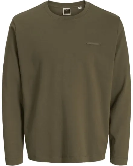 T-shirt Homme JCOFUSION Interlock Tee LS Crew Neck