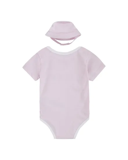 Ensemble body / chapeau Enfant HBR BUCKET HAT et BODYSUIT 2PC SET Rose