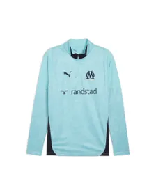 Haut d'entrainement Enfant OM TRAINING 1/4 ZIP Bleu