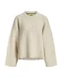Pull Femme JXSIGGA DIVERSE CREW NECK KNIT SN Beige