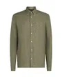 Chemise Homme PIGMENT DYED LI SOLID RF SHIRT Vert