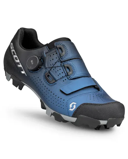 Chaussures VTT Unisexe MTB TEAM BOA® Noir/Bleu