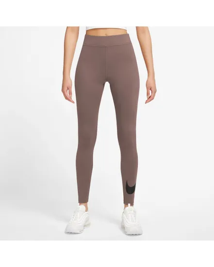 Legging Femme W NSW NK CLSC GX HR TGHT SWSH Marron