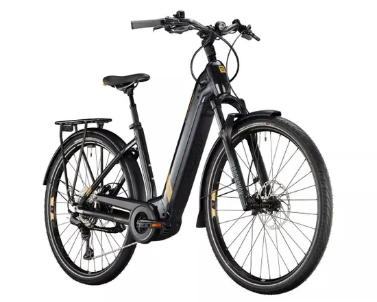 VTC électrique Femme CAIRON T 6.0 WAVE Noir/Or