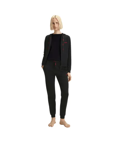 Sweat zippé à capuche Femme HUGO ID JACKET Noir