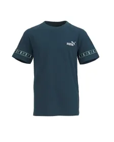 T-shirt Enfant ESS TAPE LAYOUT TEE B Bleu