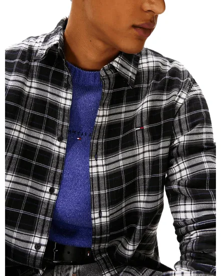 Chemise Homme TJM REG FLANNEL CHECK SHIRT EXT