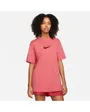 T-shirt manches courtes Femme W NSW TEE BF MS Rose