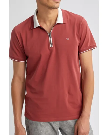 Polo Homme SIGNATURE POLO MC Rouge